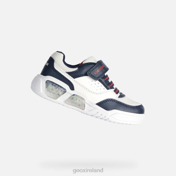 Geox 0ZTB1897 Navy/White Illuminus Junior