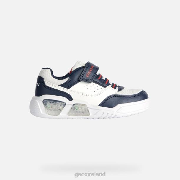 Geox 0ZTB1897 Navy/White Illuminus Junior