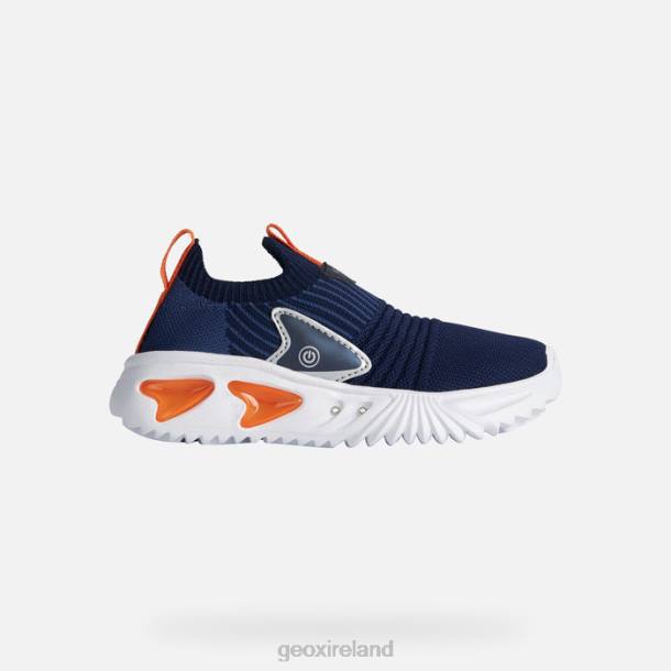 Geox 0ZTB1982 Navy/Orange Assister Boy