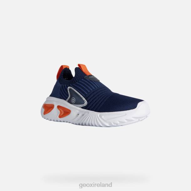 Geox 0ZTB1982 Navy/Orange Assister Boy