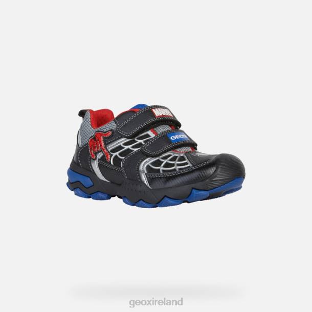 Geox 0ZTB1009 Black/Red Buller Junior