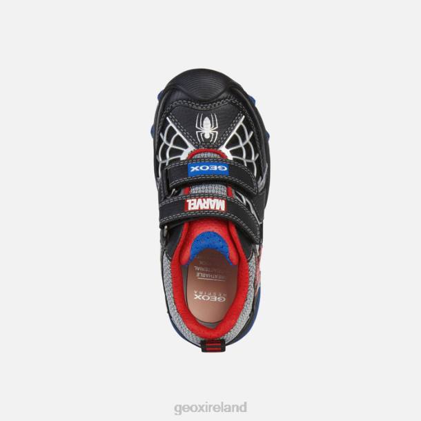 Geox 0ZTB1009 Black/Red Buller Junior