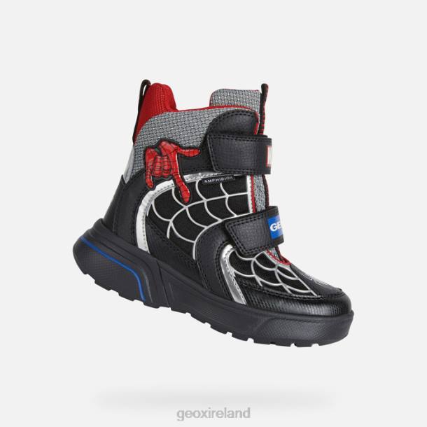 Geox 0ZTB1015 Black/Red Sveggen Abx Junior