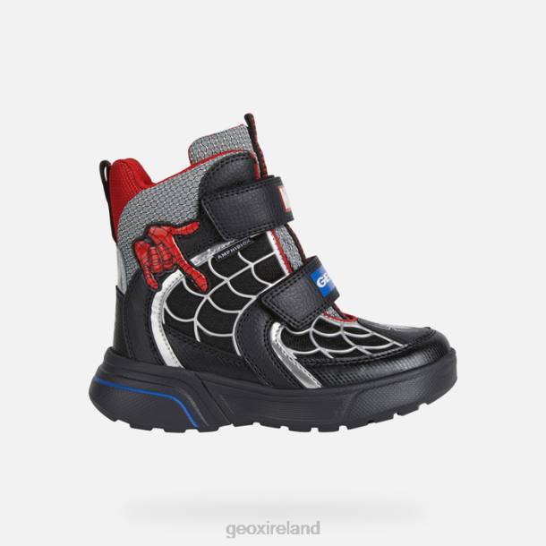 Geox 0ZTB1015 Black/Red Sveggen Abx Junior