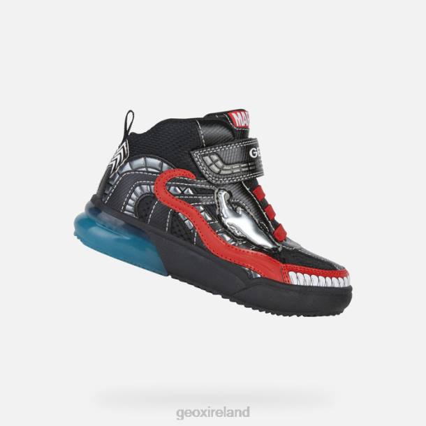 Geox 0ZTB1016 Black/Red Grayjay Junior