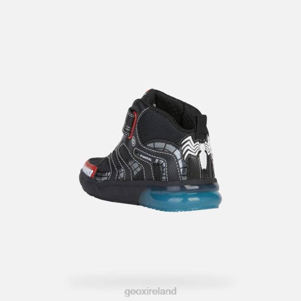 Geox 0ZTB1016 Black/Red Grayjay Junior