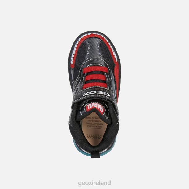 Geox 0ZTB1016 Black/Red Grayjay Junior