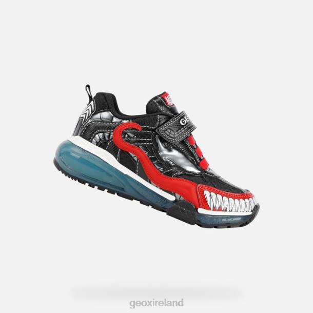 Geox 0ZTB1023 Black/Red Bayonyc Junior