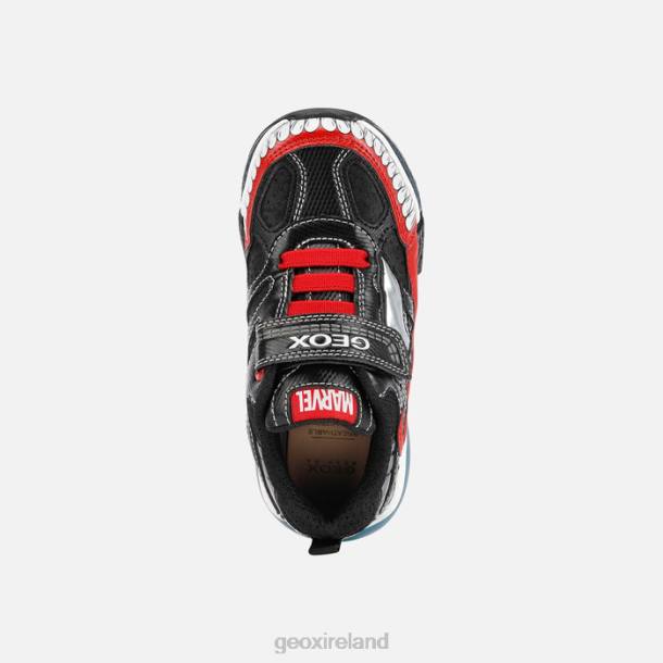 Geox 0ZTB1023 Black/Red Bayonyc Junior