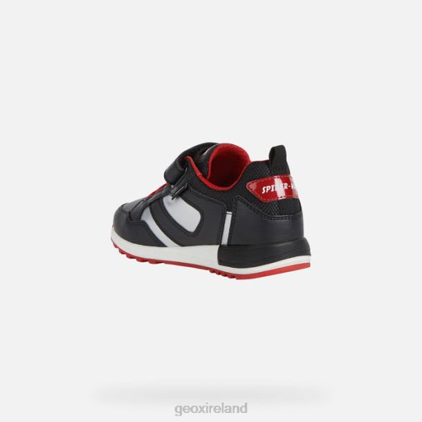Geox 0ZTB1133 Black/Red Alben Junior