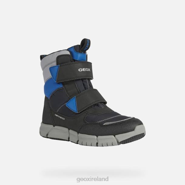 Geox 0ZTB1072 Black/Royal Flexyper Abx Junior
