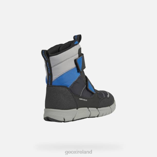Geox 0ZTB1072 Black/Royal Flexyper Abx Junior