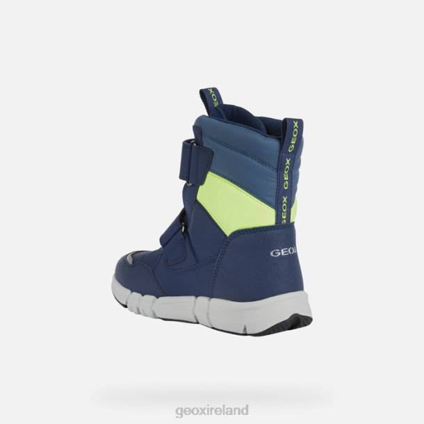 Geox 0ZTB1073 Navy/Fluo Yellow Flexyper Abx Junior