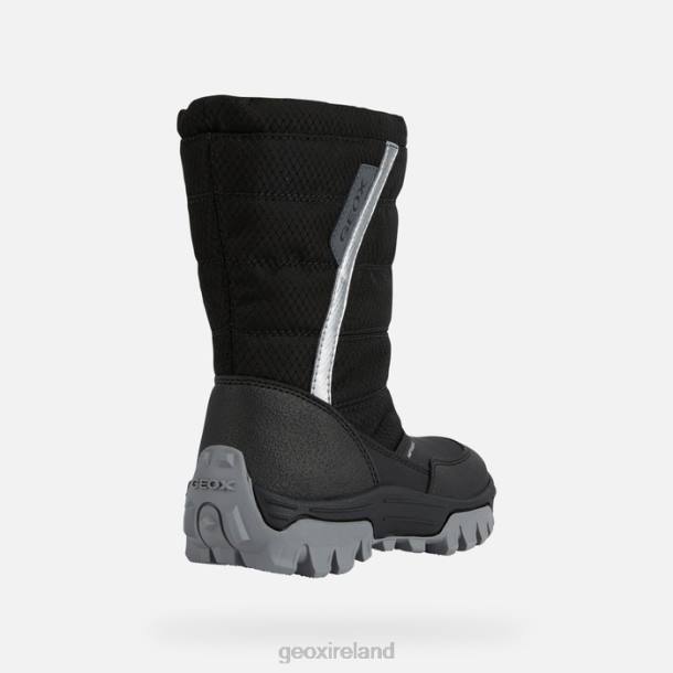 Geox 0ZTB1160 Black/Silver Himalaya Abx Junior