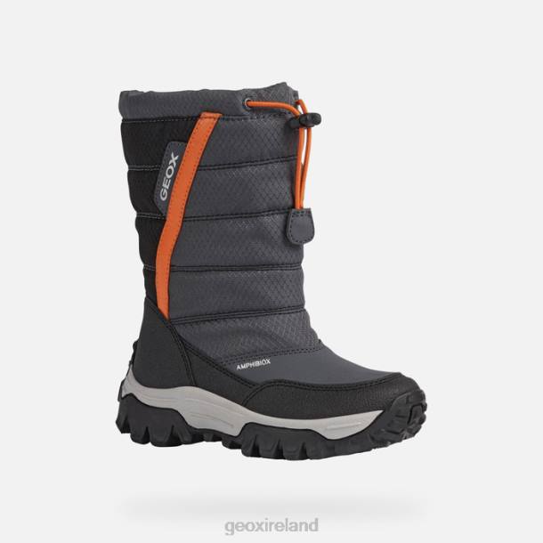Geox 0ZTB1161 Dark Grey/Orange Himalaya Abx Junior