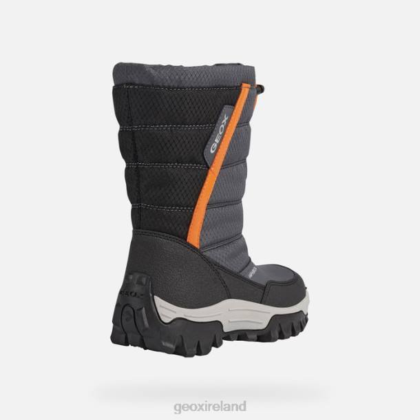 Geox 0ZTB1161 Dark Grey/Orange Himalaya Abx Junior