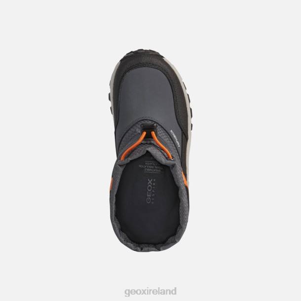 Geox 0ZTB1161 Dark Grey/Orange Himalaya Abx Junior