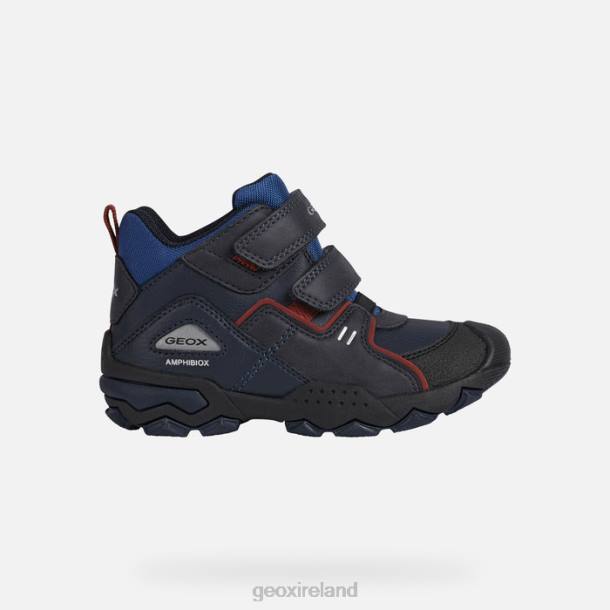 Geox 0ZTB1286 Navy/Dark Red Buller Abx Boy