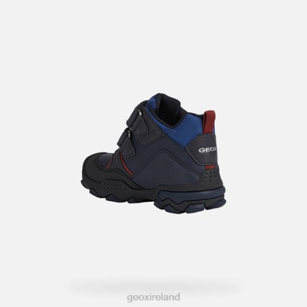 Geox 0ZTB1286 Navy/Dark Red Buller Abx Boy