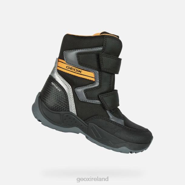 Geox 0ZTB1295 Black/Yellow Sentiero Abx Boy