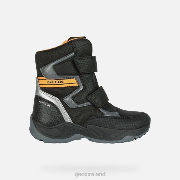 Geox 0ZTB1295 Black/Yellow Sentiero Abx Boy