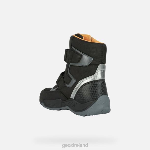 Geox 0ZTB1295 Black/Yellow Sentiero Abx Boy