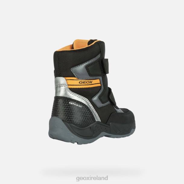 Geox 0ZTB1295 Black/Yellow Sentiero Abx Boy