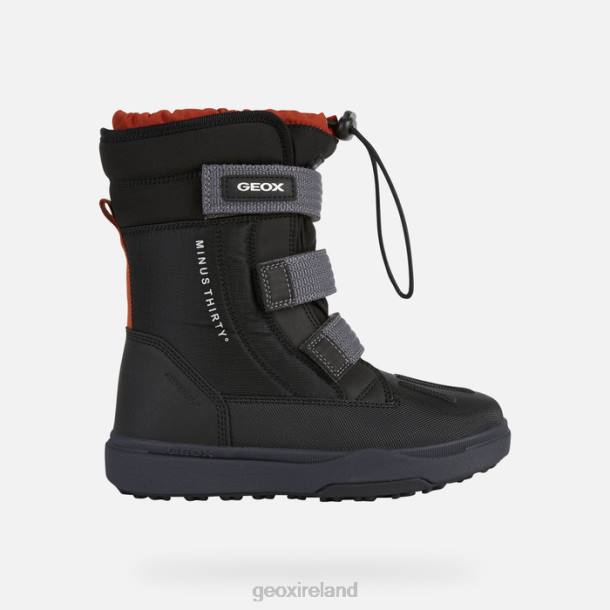 Geox 0ZTB1319 Black/Rust Bunshee Pg Abx Boy