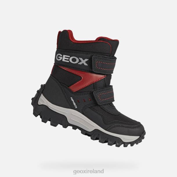 Geox 0ZTB1330 Black/Red Himalaya Abx Boy