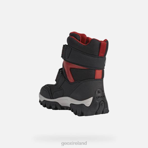 Geox 0ZTB1330 Black/Red Himalaya Abx Boy