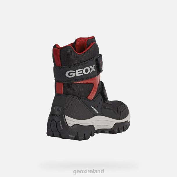 Geox 0ZTB1330 Black/Red Himalaya Abx Boy