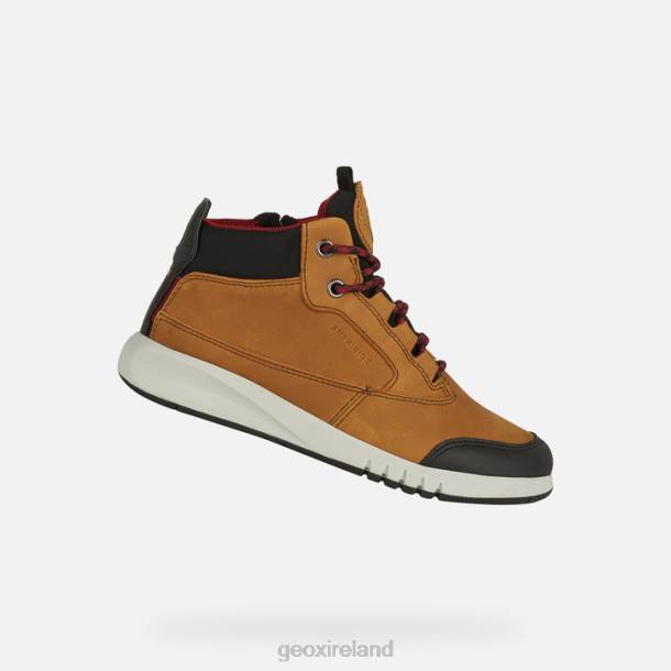 Geox 0ZTB1333 Light Brown/Dark Red Aeranter Abx Boy