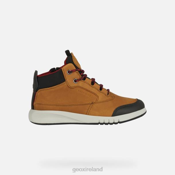 Geox 0ZTB1333 Light Brown/Dark Red Aeranter Abx Boy