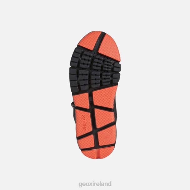Geox 0ZTB1335 Black/Orange Flexyper Abx Boy