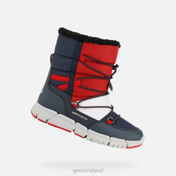 Geox 0ZTB1362 Navy/Red Flexyper Abx Boy