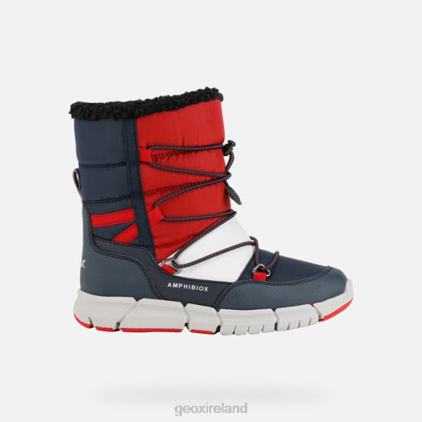 Geox 0ZTB1362 Navy/Red Flexyper Abx Boy