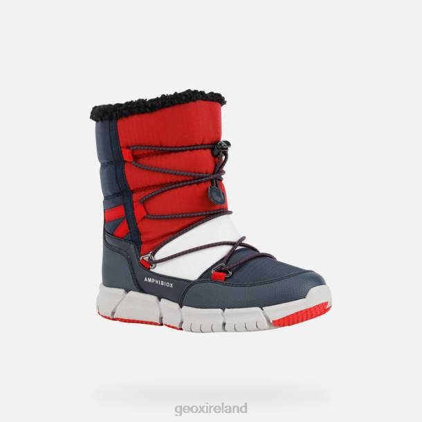 Geox 0ZTB1362 Navy/Red Flexyper Abx Boy