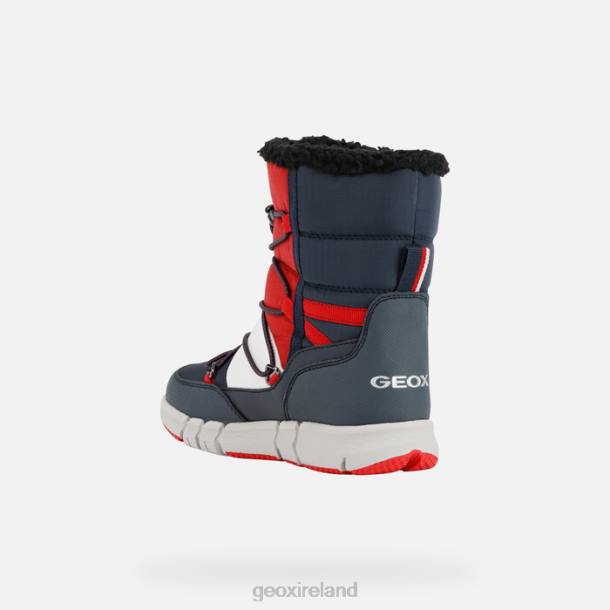 Geox 0ZTB1362 Navy/Red Flexyper Abx Boy