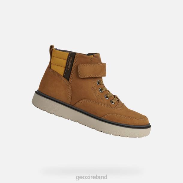 Geox 0ZTB1989 Dark Yellow/Brown Riddock Boy