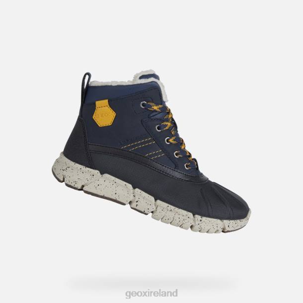 Geox 0ZTB1995 Navy/Yellow Flexyper Abx Boy