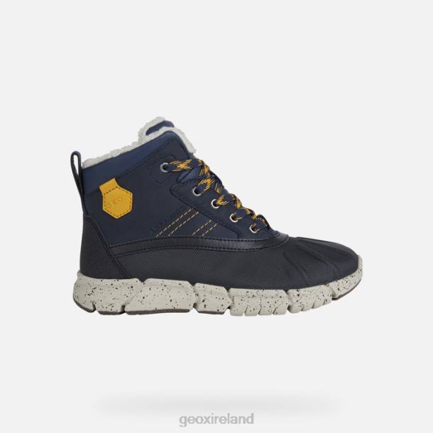 Geox 0ZTB1995 Navy/Yellow Flexyper Abx Boy