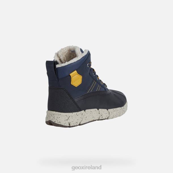 Geox 0ZTB1995 Navy/Yellow Flexyper Abx Boy