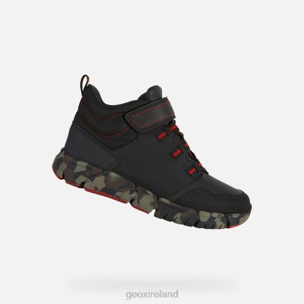 Geox 0ZTB1996 Black/Red Flexyper Abx Boy