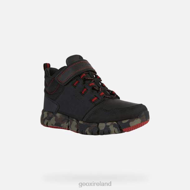 Geox 0ZTB1996 Black/Red Flexyper Abx Boy
