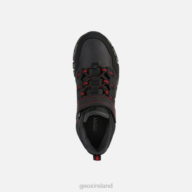 Geox 0ZTB1996 Black/Red Flexyper Abx Boy