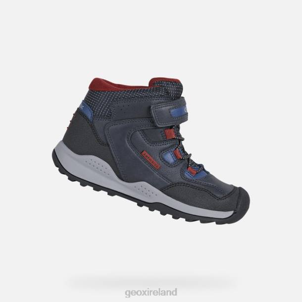 Geox 0ZTB4 Navy/Dark Red Teram Abx Boy