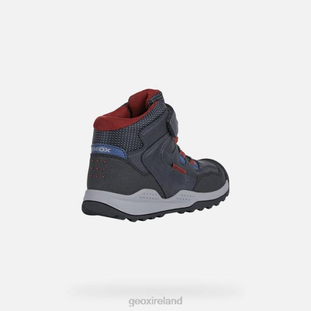 Geox 0ZTB4 Navy/Dark Red Teram Abx Boy
