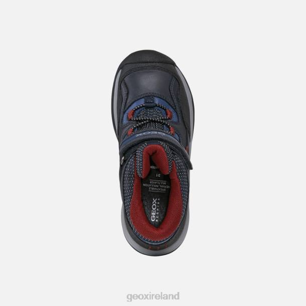 Geox 0ZTB4 Navy/Dark Red Teram Abx Boy