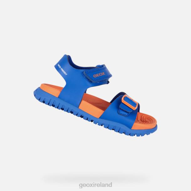 Geox 0ZTB1053 Royal/Orange Sandal Fusbetto Junior