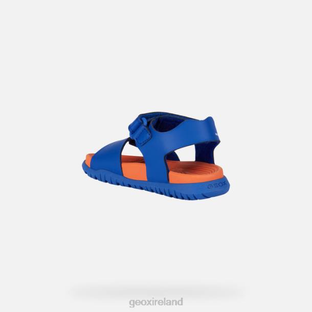 Geox 0ZTB1053 Royal/Orange Sandal Fusbetto Junior